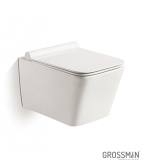 Унитаз подвесной Grossman GR-4441S с тонкой крышкой