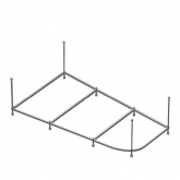 Каркас  с крепежом универсальный для ванн VenoSpa Nika в размере 1600х1050