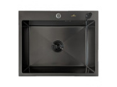 Мойка кухонна Wisent W36050BD Графит PVD декор (60x50)