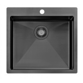 Кухонная мойка ZorG 5055 Nano PVD Gunblack
