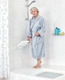 Сидение для душевой кабины откидное RIDDER (A00200101) 310x330 мм.