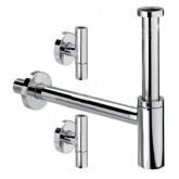 СИФОН ДЛЯ УМЫВАЛЬНИКА VIEGA ELEGANTA SET 492489, БУТЫЛОЧНЫЙ, ВЫДВИЖНОЙ, ЛАТУНЬ, ХРОМ, 5/4X32.