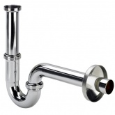 СИФОН ДЛЯ УМЫВАЛЬНИКА VIEGA 101572, ТРУБНЫЙ, ЛАТУНЬ, ХРОМ, 5/4X32