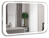 Indigo 800х550 - 2 (подогрев, сенсорный выключатель) зеркало