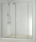 Sanotechnik  SMART FLEX Распашная Двери + Стенка Fixglas D1290L /D1291R