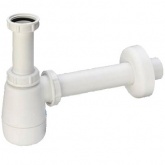 СИФОН ДЛЯ УМЫВАЛЬНИКА VIEGA 151560, БУТЫЛОЧНЫЙ, ПЛАСТИК, БЕЛЫЙ, 5/4X40