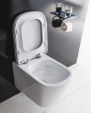 Унитаз подвесной безободковый BELBAGNO ALBANO (BB120CHR + BB120SC)