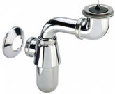 СИФОН ДЛЯ УМЫВАЛЬНИКА VIEGA 148355, БУТЫЛОЧНЫЙ, ЛАТУНЬ, ХРОМ, ДЛЯ ИНВАЛИДОВ, 5/4X32