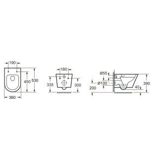 унитаз Lavinia Boho Biore Rimless 3304003R 