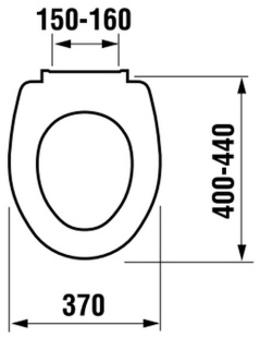 Сиденье для унитаза Jika Zeta (93271000000)