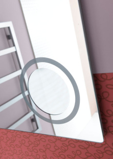 Зеркало Sapho ASTRO (с увеличением) 1000x700 мм (MIRL4)