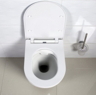 УНИТАЗ БЕЗОБОДКОВЫЙ ПОДВЕСНОЙ BelBango FLAY-R  BB506CH