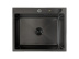 Мойка кухонна Wisent W36050BD Графит PVD декор (60x50)