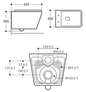 Унитаз подвесной Vincea Cool VT1-210