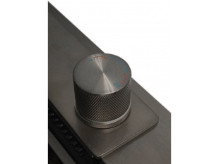 Мойка кухонна Wisent WG37546B со смесителем многофункциональная (графит с PVD покрытием)