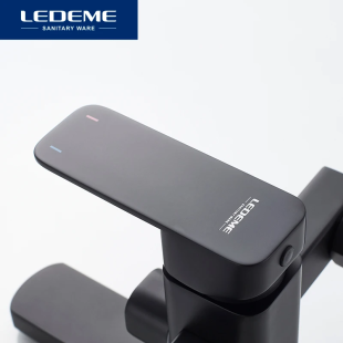 Смеситель LEDEME L3233B (цвет чёрный)