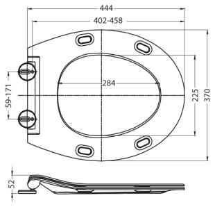 Сидение BelBagno (BB1055SC)