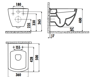 Унитаз Creavit tetra (TP326-11CB00E-0000+KC2103.01.0000E)