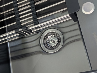 Мойка кухонна Wisent WGS35050 графит PVD (50x50)