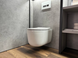 Подвесной унитаз Roxen Vortex смыв "Торнадо" с сидением (530160-01)