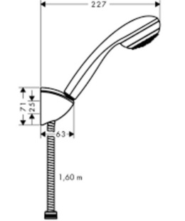 Душевой гарнитур Hansgrohe Crometta 85 1jet (27577000) 