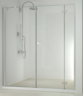 SMART FLEX Распашная  Дверь + Стенка Fixglas D1280L /D1281R