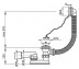 Сифон для ванны AlcaPlast (A501-BL-01)
