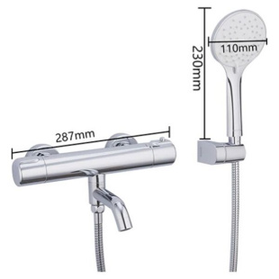 Смеситель для ванны с термостатом Gappo G3290