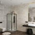Душевой уголок Roxen Santi Black 800*800*1950 (арт.55020-80B)