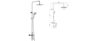 Душевая система GERHANS  K19015