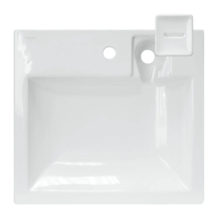 Раковина над стиральной машиной Sanita Luxe Space 60x55см (WB.WM/Space/55-C/WHT.G/S1)