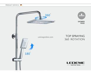 Душевая система Ledeme L2421W
