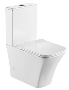 Унитаз-компакт безободковый BELBAGNO MARMI (BB052CPR+BB052T+BB2322SC)