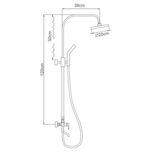 Душевая система Ledeme L2403-1