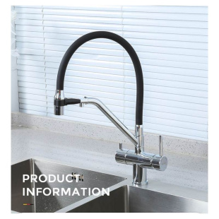 Смеситель для кухни Gappo G4398-80 (хром)