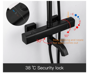 Душевая система с термостатом Gappo G2491-6