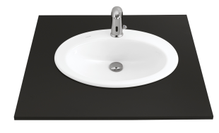 Умывальник Creavit TP овальный врезной на столешницу 46*58 см