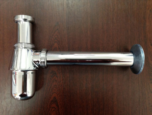 СИФОН ДЛЯ УМЫВАЛЬНИКА VIEGA 100674, БУТЫЛОЧНЫЙ, ЛАТУНЬ, ХРОМ, 5/4X32