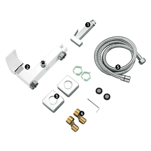 Смеситель с гигиеническим душем Gappo G2007-8