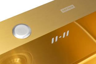 Мойка кухонна ARFEKA ECO AR 500*500 GOLDEN PVD NANO (золотой сатин)