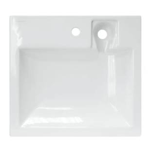 Раковина над стиральной машиной Sanita Luxe Space 60x55см (WB.WM/Space/55-C/WHT.G/S1)