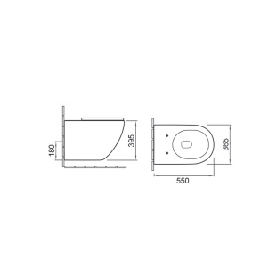 Унитаз подвесной Vincea Globo VT1-14