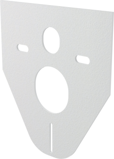 Инсталляция AlcaPlast + клавиша смыва M570 (белая) и шумоизоляционная пластина