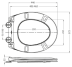 Крышка-сиденье IFO Hitta с soft close ( плавного закрытия)