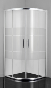 Душевой уголок полукруглый раздвижной 4-х элементный Sanotechnik