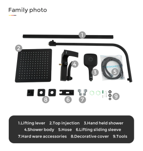 Душевая система Gappo G07-6 G2407-6