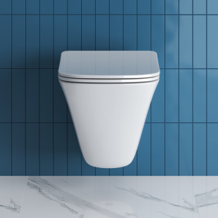 УНИТАЗ ПОДВЕСНОЙ БЕЗОБОДКОВЫЙ BELBAGNO MARMI (BB052CHR )  с сидением  